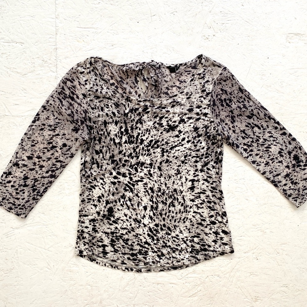 Y2K leopard print going out top